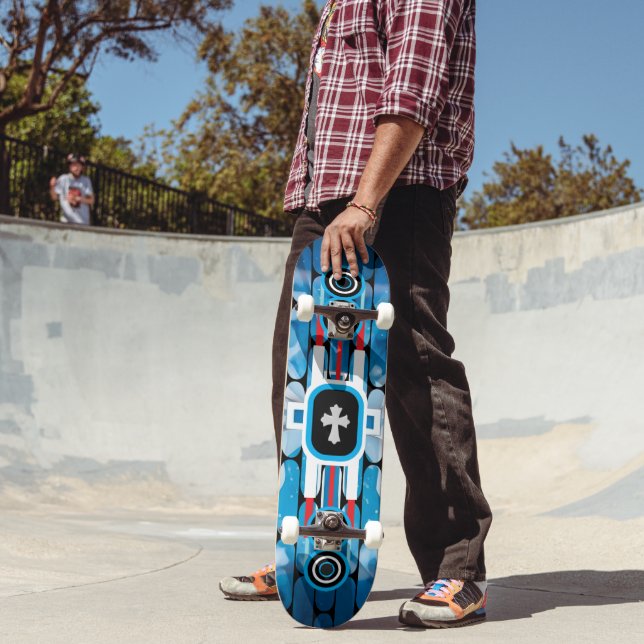 Skateboard Croix (Extérieur 2)