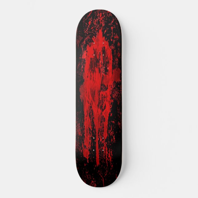 Skateboard Croix celtique rouge sanglant (Recto)