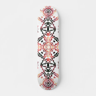 Skateboard Croix d'onde sonore de mosaïque inversée
