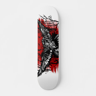 Skateboard Crows Night