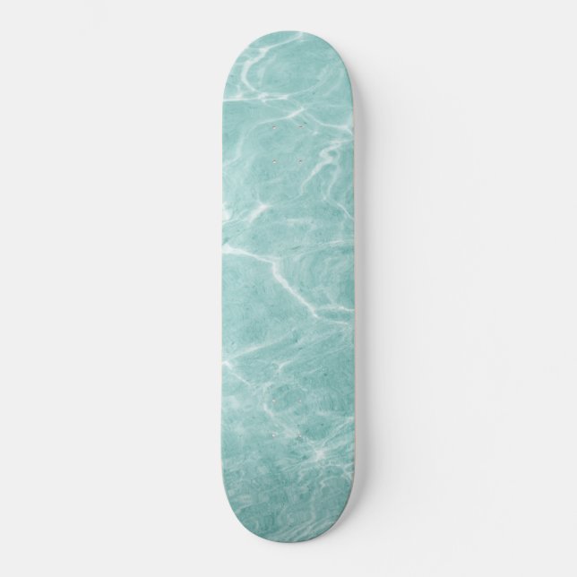Skateboard Crystal Clear Turquoise Ocean Dream #2 #wall (Recto)