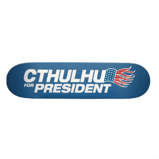 Skateboard Cthulhu pour le président - HP Lovecraft