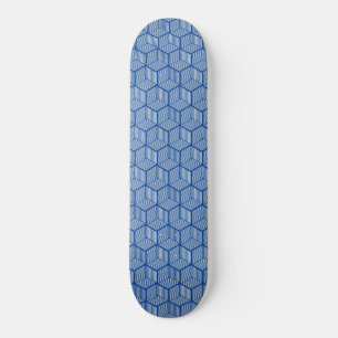 Skateboard Cubes Bleus