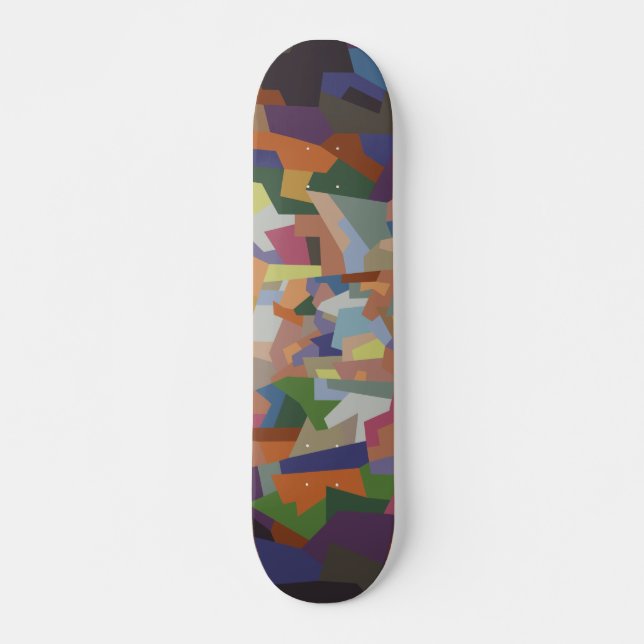 Skateboard Cubisme esthétique (Devant)