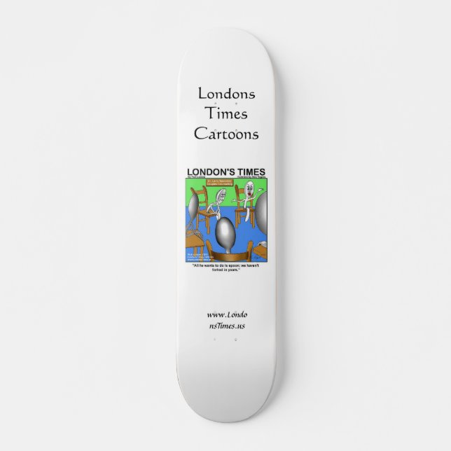 Skateboard Cuillères Qui Ne Fourchent Jamais De Planches à Ro (Devant)