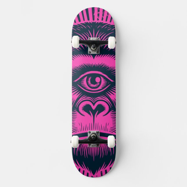 Skateboard Culte du singe (Recto)
