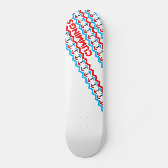 Skateboard Cummings rouge de Dozer™ Spencer et plate-forme du (Recto)