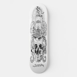 skateboard Custom Skeleton Nautique Pirate King