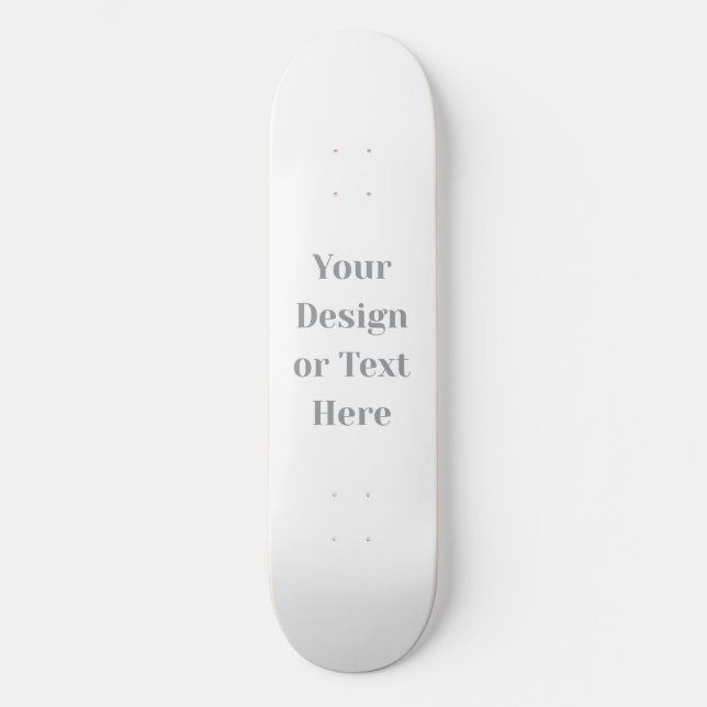 Skateboard Customizable Your Design or Text Here Personalized (Recto)