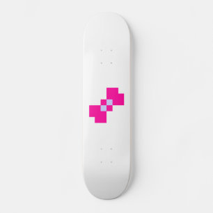 Skateboard Cute 8 bits Pixel Bow