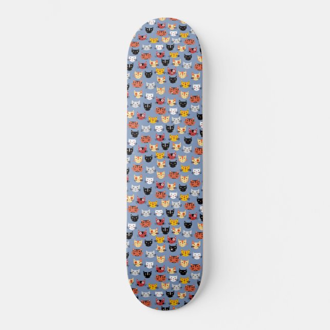 Skateboard Cute chat (Recto)