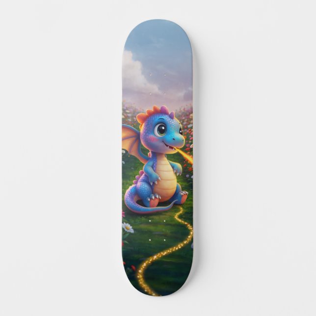 Skateboard Cute Dragon (Recto)