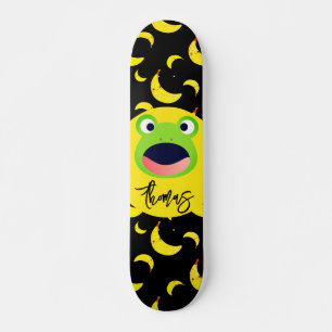 Skateboard Cute grenouille Motif banane