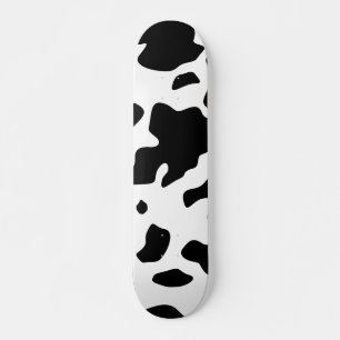 Skateboard Cute Holstein Friesian Cow Poster de animal Motif