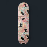 Skateboard Cute Moderne Aquarelle Paris Café Motif Chat<br><div class="desc">Ce joli design présente un chat noir sur une aquarelle arrière - plan française. #cat #kitten #mignon #cadeaux #giftsforher #girly #feminine #paris #skateboard #skateboard #sport #outdoor #fun #games #design #designer</div>