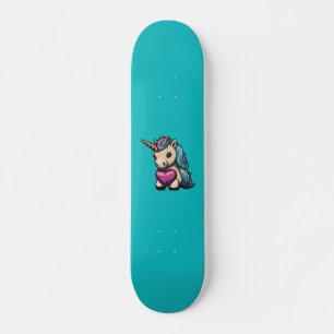 Skateboard Cute Unicorn