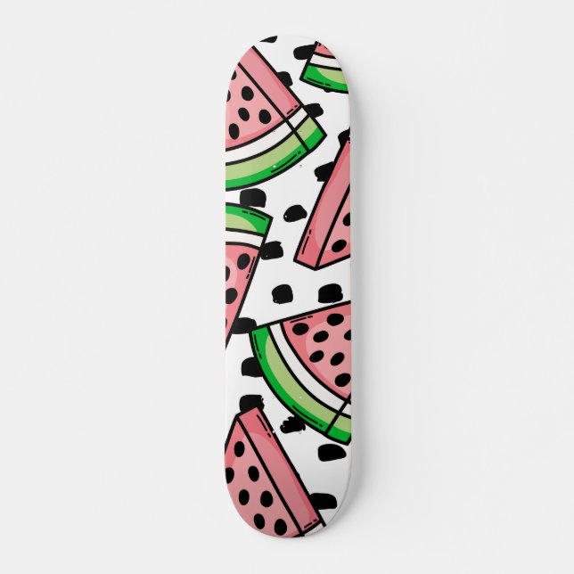 Skateboard Cute Watermelon Pattern (Devant)