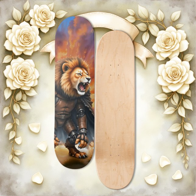 Skateboard Cyber Lion of the Wastelands  (Créateur téléchargé)