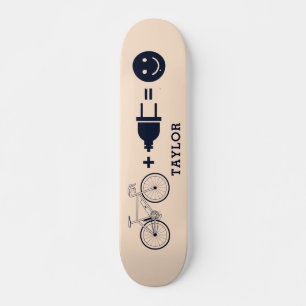 Skateboard Cycliste Personnalisé E Bike Me Rend Heureux