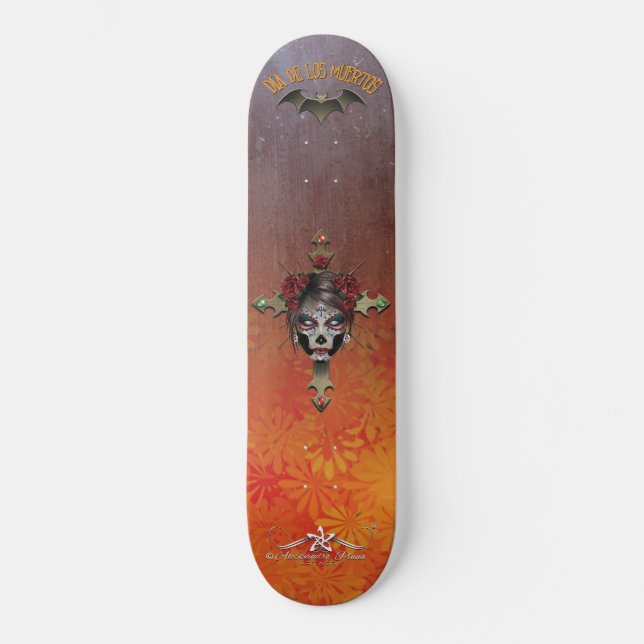 Skateboard D.D.L.M. La Catrina (Recto)
