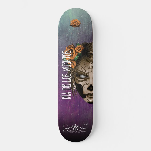 Skateboard D.D.L.M. La Catrina (Recto)