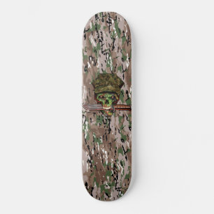 Skateboard Dague de zombie camouflage marine