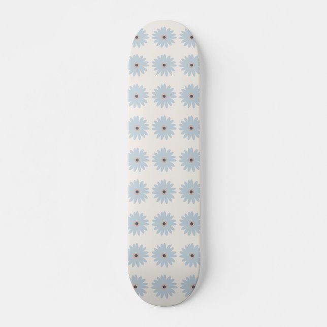 Skateboard Daisy bleu clair (Devant)