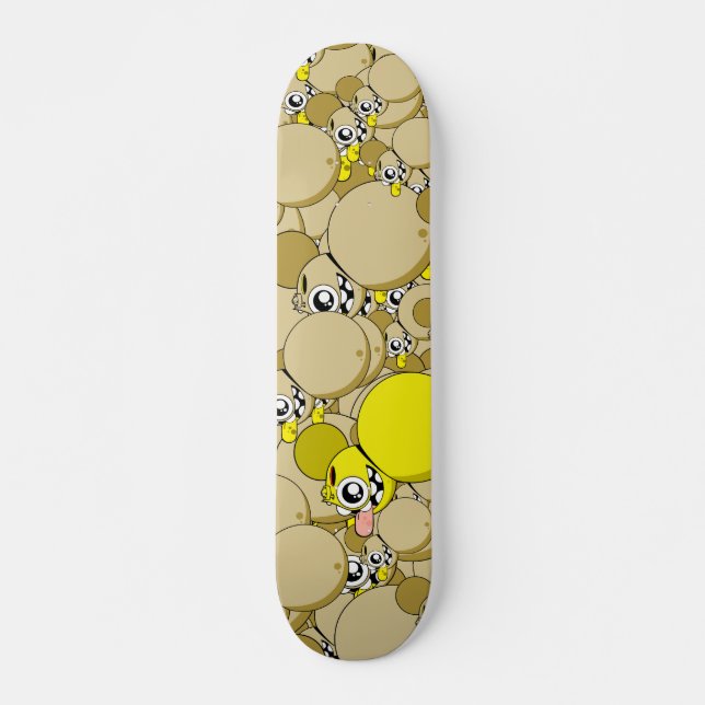 Skateboard Dalek "Old School" Brun (Devant)