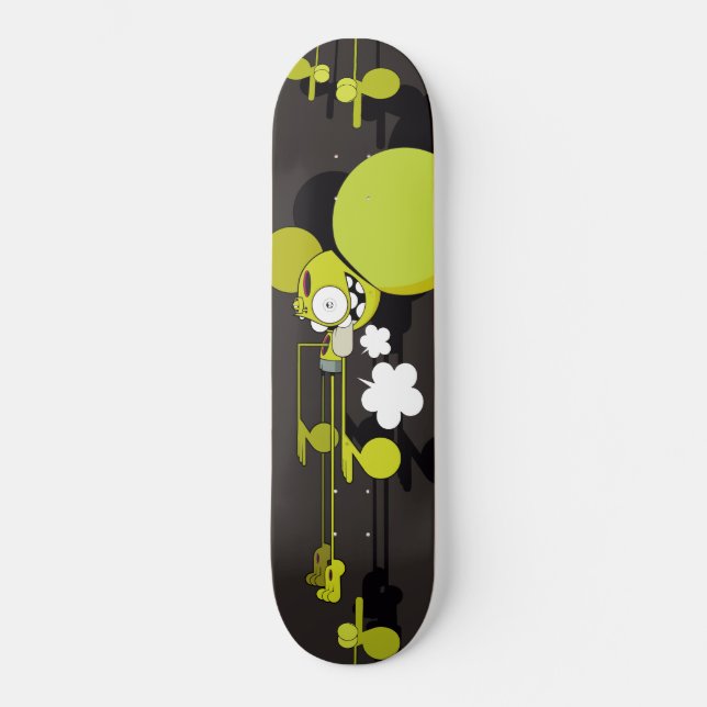 Skateboard Dalek "souris de trouille " (Recto)