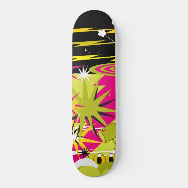 Skateboard Dalek "Triptyque 1ère partie" (Recto)