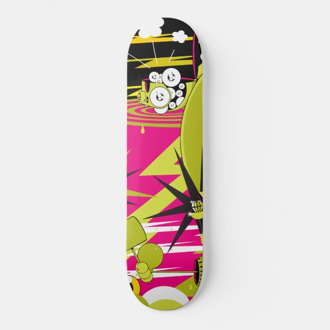 Skateboard Dalek "Triptyque 2e partie" (Recto)