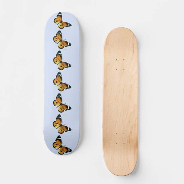 Skateboard Danaus chrysippus - Le Tigre pur, reine africaine (Recto)