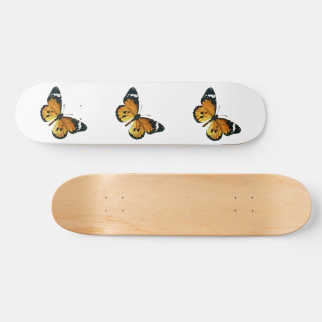 Skateboard Danaus chrysippus - Le Tigre pur, reine africaine (Horz)