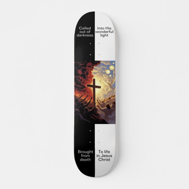 Skateboard Dans Sa Lumière (Devant)