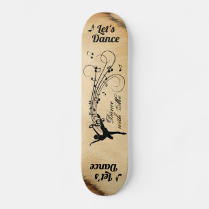 Skateboard Dansons La Musique Suit Ballerina
