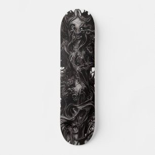 Skateboard Dark Gothic Art Dark Vile Biomatter Sketchbad Note