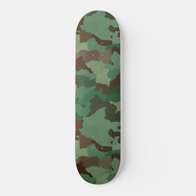 skateboard de camouflage militaire (Recto)