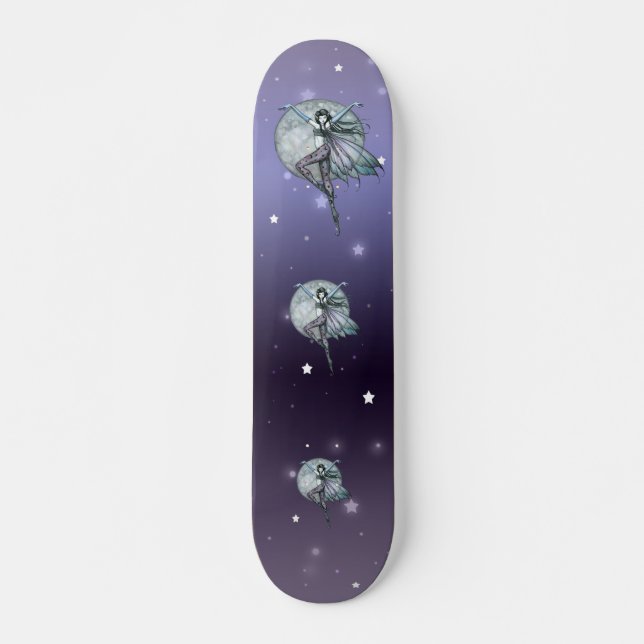 Skateboard de fée cosmique par Molly Harrison (Devant)