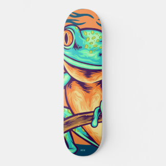 Skateboard de grenouille verte - Skateboards de gr