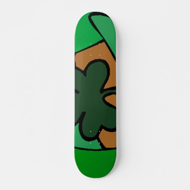 Skateboard de la Saint Patrick (Devant)