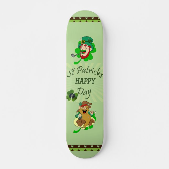 Skateboard de la Saint Patrick (Devant)
