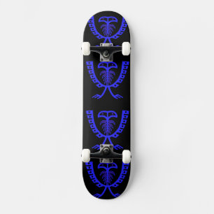 Skateboard de l'aigle bleu en tête