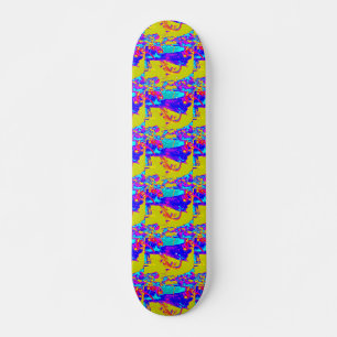 skateboard de lézards sauvages