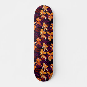 Skateboard de poisson rouge très mignon