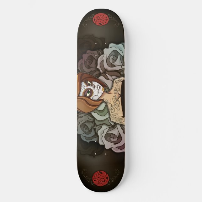 Skateboard Death Femme (Recto)