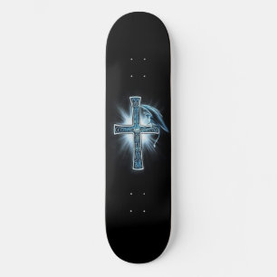 Skateboard Deck " Cross and Gargoyle"