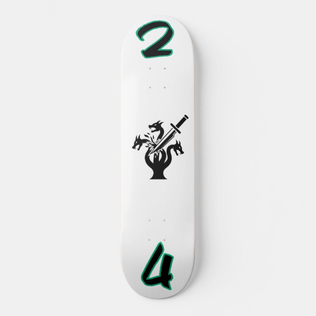 Skateboard Deck Hydra « 24 lignes dures » – Édition Conquérir (Recto)