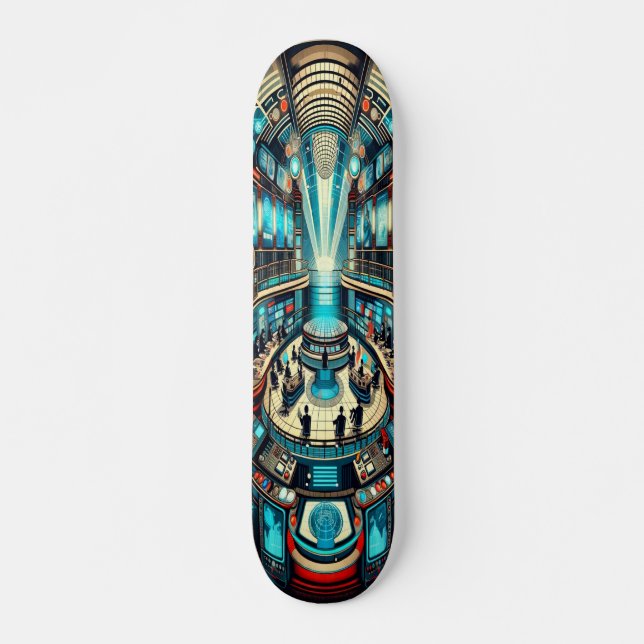 Skateboard "Deco Broadcast Hub Deck" (Devant)