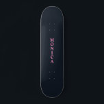 Skateboard Deep marine rose coutume<br><div class="desc">Planche à roulettes profonde rose marine. Code couleur hexadécimal #111924</div>