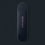 Skateboard Deep marine rose coutume<br><div class="desc">Planche à roulettes profonde rose marine. Code couleur hexadécimal #111924</div>